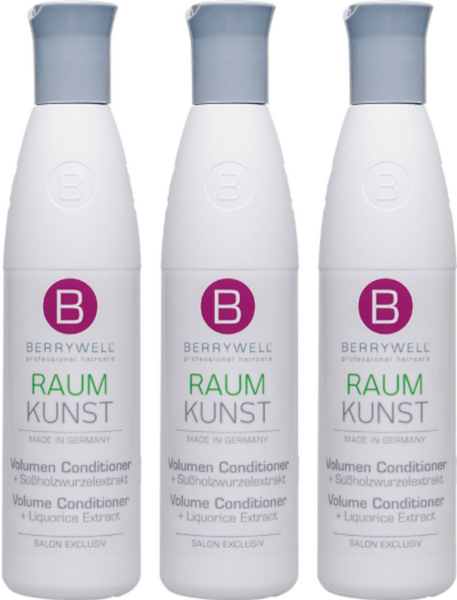 BERRYWELL 볼륨 헤어 컨디셔너, 250ml, 3개