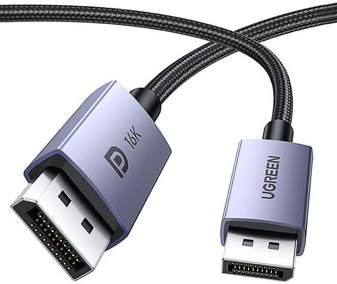유그린 프리미엄 16K DP to DP V2.1 모니터케이블, 1개, 3m