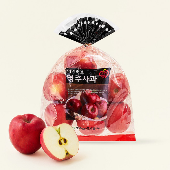 아이러브 영주사과, 1kg(4~7입), 1개