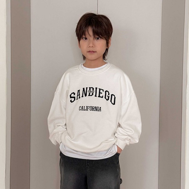 프롬아이 샌디에고 자수 맨투맨