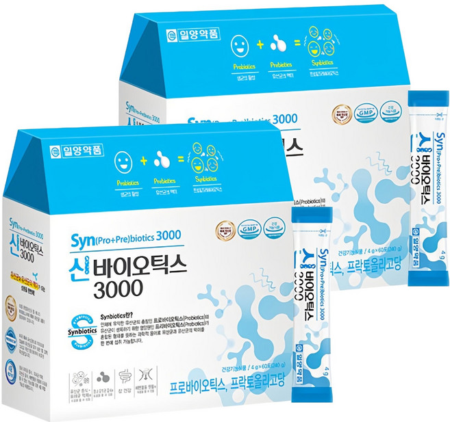 일양약품 신 바이오틱스3000 유산균, 2개, 240g