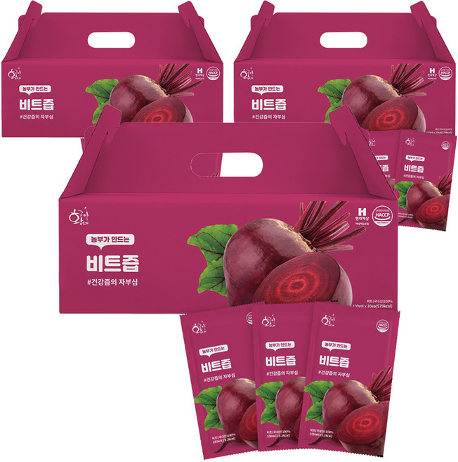 황금이네 국내산 비트즙, 100ml, 90개