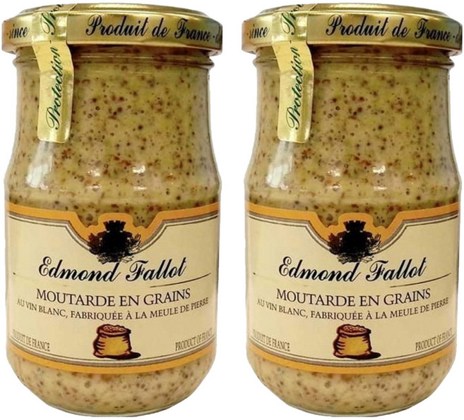 에드몬드팔롯 홀 그레인 머스타드, 205g, 2개