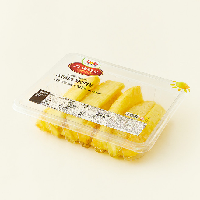 스위티오 파인애플, 1kg, 1개