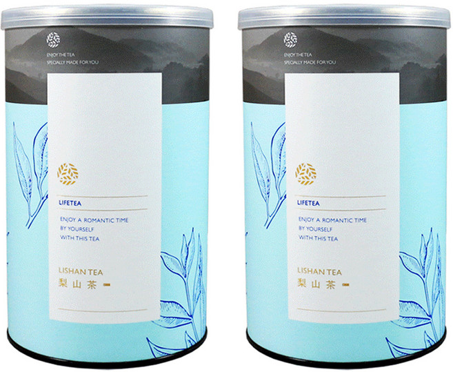 龍源茶品 鑫龍源 梨山茶自然回甘烏龍茶葉 附提袋, 150g, 1組, 2罐