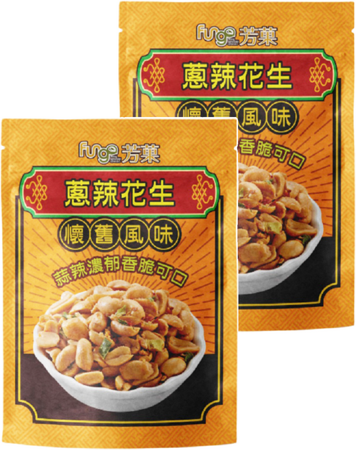 Fungo 芳菓 蔥辣花生, 110g, 2包