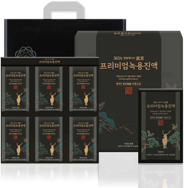 구록원 프리미엄 녹용진액, 30개, 100ml