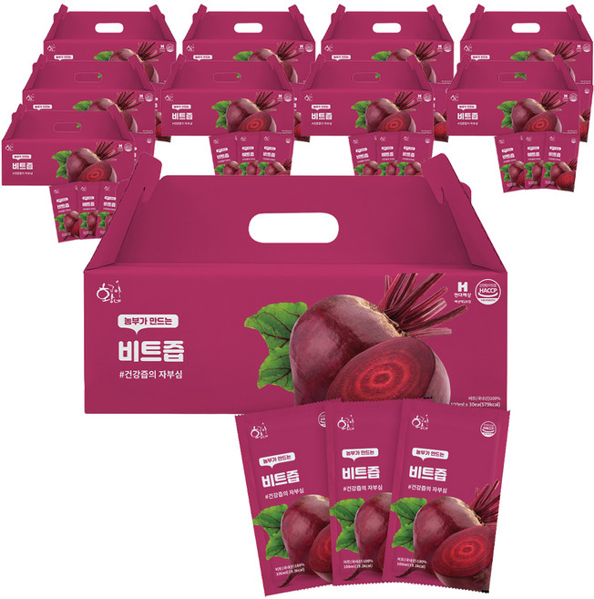 황금이네 국내산 비트즙, 100ml, 300개