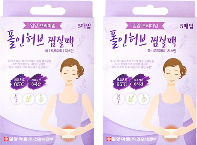 일양약품 폴인허브 찜질팩 5p, 2개 - 쿠팡