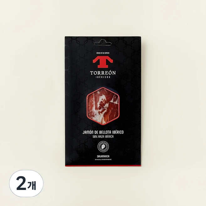 토레온 하몽 이베리코 드 벨로타 슬라이스, 80g, 2개 - 쿠팡