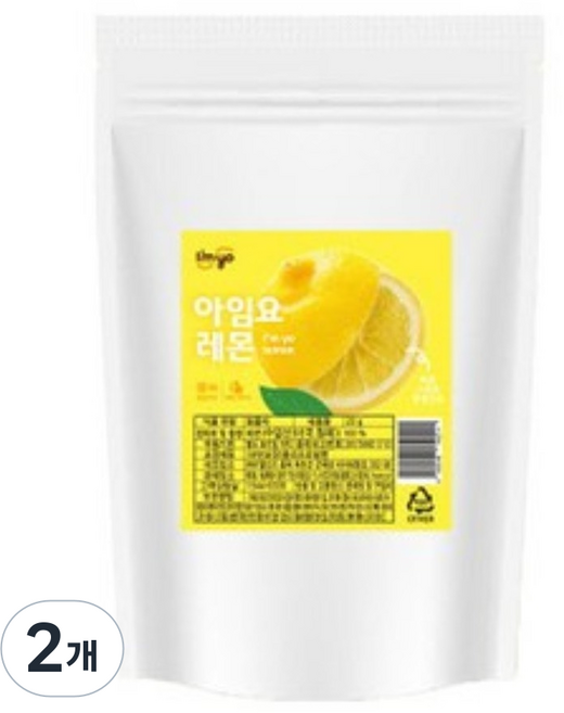 아임요 레몬 동결건조 과일, 20g, 2개