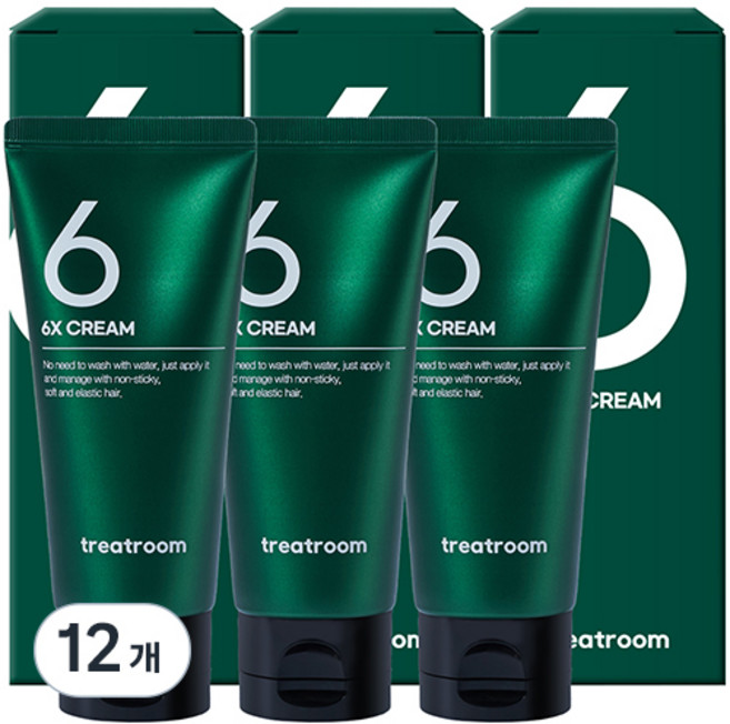 트리트룸 식스엑스 크림 헤어로션, 12개, 100ml