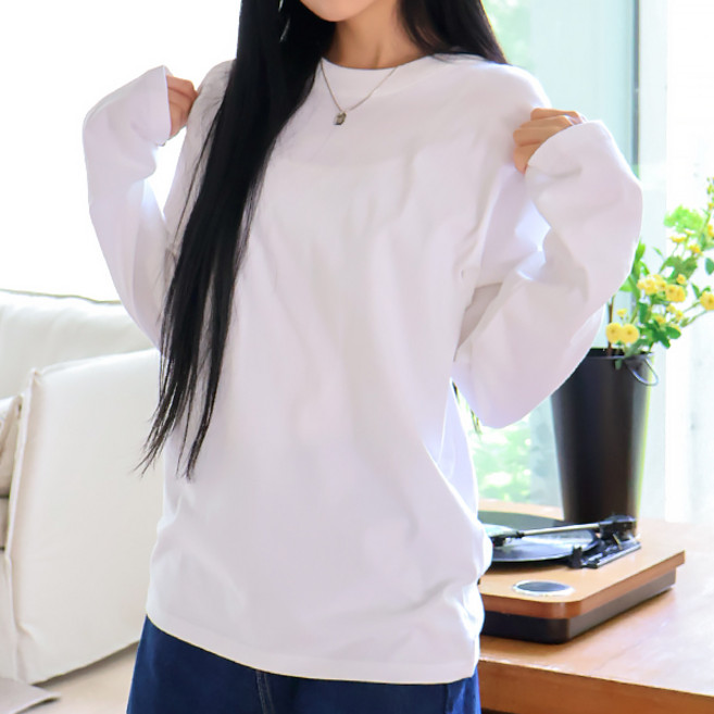 LUNA GIRL 女款 Poten 素色長袖T恤 L24FT080213