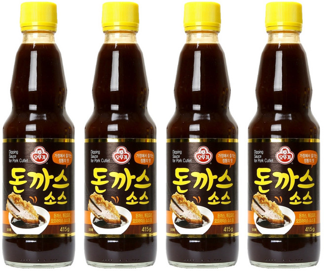 오뚜기 돈까스 소스, 415g, 4개
