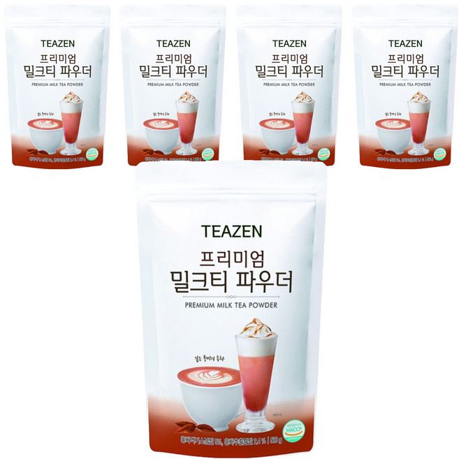 티젠 프리미엄 밀크티 파우더, 500g, 1개입, 5개, 500g