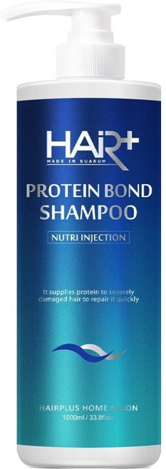 Hair Plus 天鵝絨蛋白修護洗髮精 花果香, 1L, 1瓶
