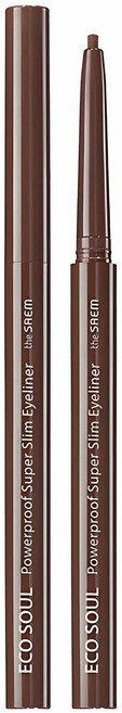 더샘 에코 소울 파워프루프 초슬림 아이라이너 0.1g, 스릴브라운, 1개