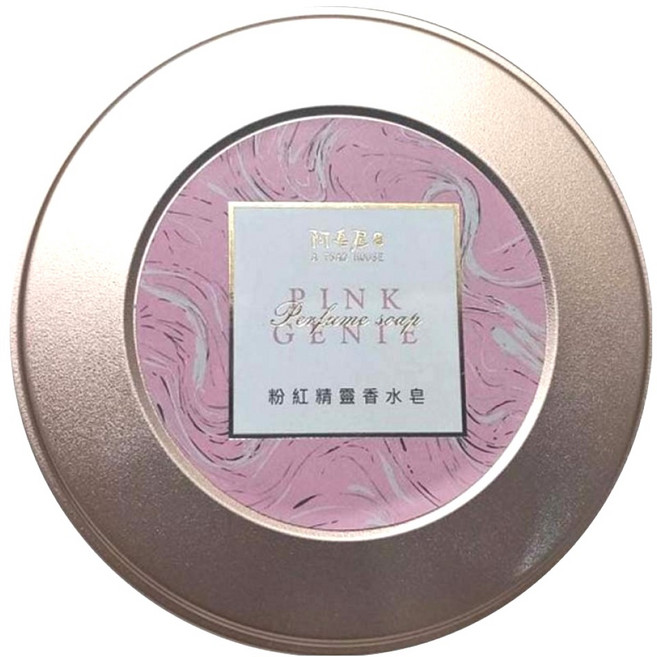 A TSAO HOUSE 阿皂屋 粉紅精靈香氛皂 添加植物性乳霜與三種珍貴氨基酸, 125g, 1個