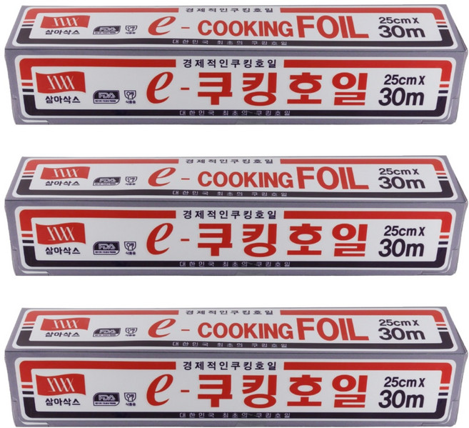 삼아삭스호일 e 쿠킹호일, 30m, 3개