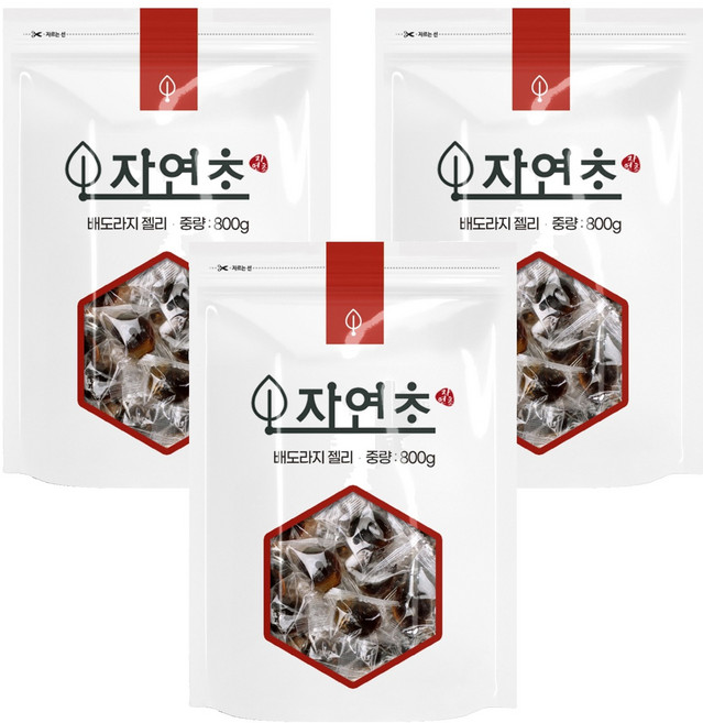 자연초 배도라지 젤리, 3개, 800g