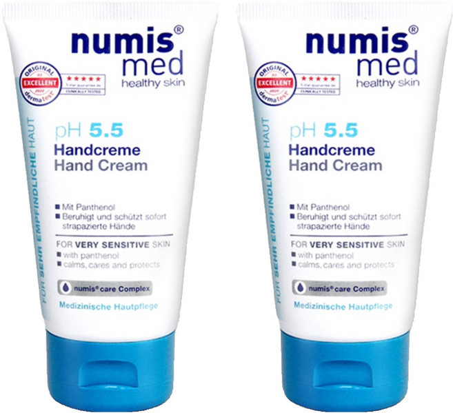numis med 樂美思 護手霜 pH5.5 2712, 75ml, 2條