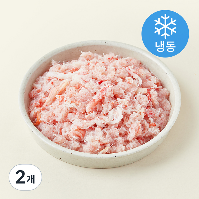 바이킹마켓 진붉은대게 혼합살 (냉동), 500g, 2개