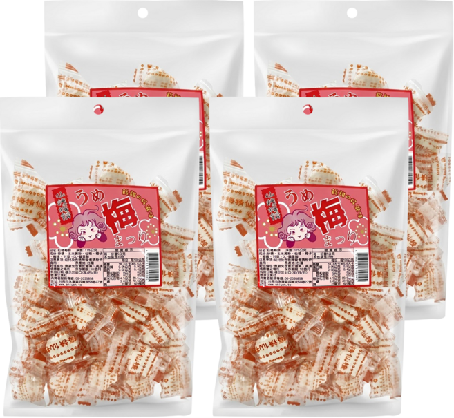 恩澤食品 仙楂梅餅, 175g, 4袋