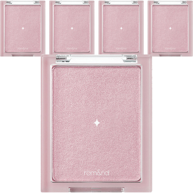 롬앤 시스루 베일라이터, 02 문 키스드 베일, 5.5g, 5개