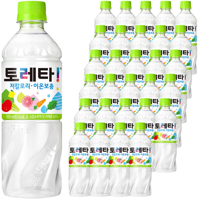 토레타 이온음료, 500ml, 72개