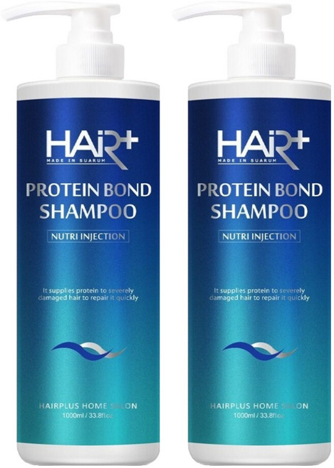 HAiR Plus 天鵝絨蛋白修護洗髮精 花果香, 1L, 2瓶