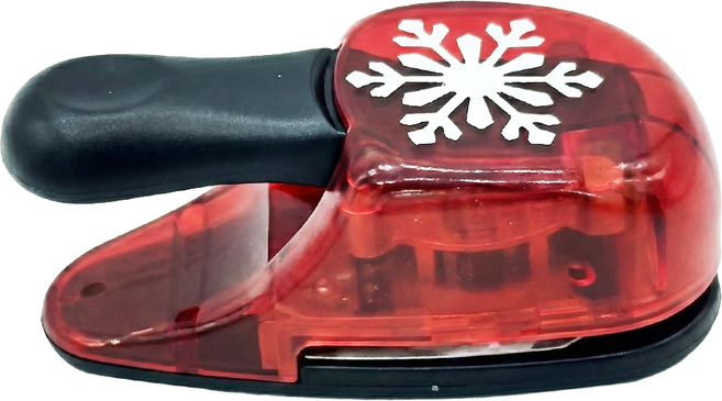 AP. 普思 I0503系列 造型打孔器 ABS 鋅合金材質, 大雪花, 1個