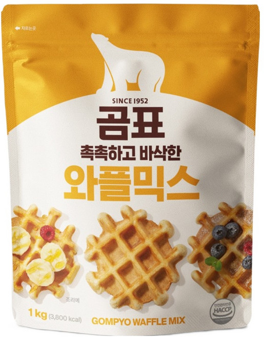 곰표 와플 믹스, 1kg, 1개