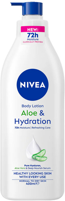 NIVEA 妮維雅 台灣公司貨 清新蘆薈乳液, 1瓶