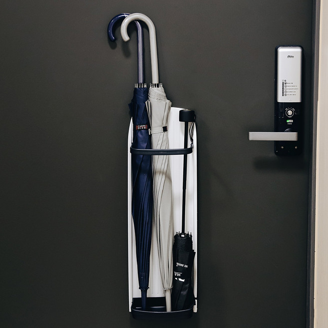 아이리스 자석 우산꽂이, 1개, 블랙