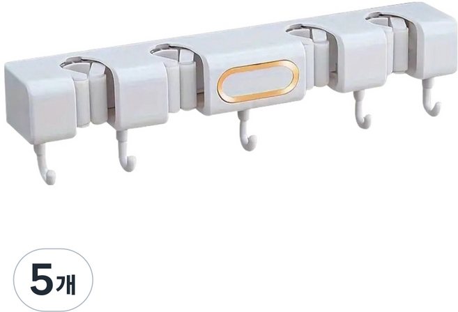 아케이바이 고급형 벽걸이 밀대걸레 거치대, 5개