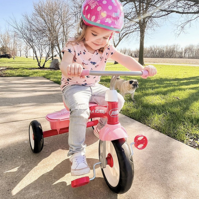 라디오플라이어 키즈 트라이크 세발자전거, 핑크, 1개