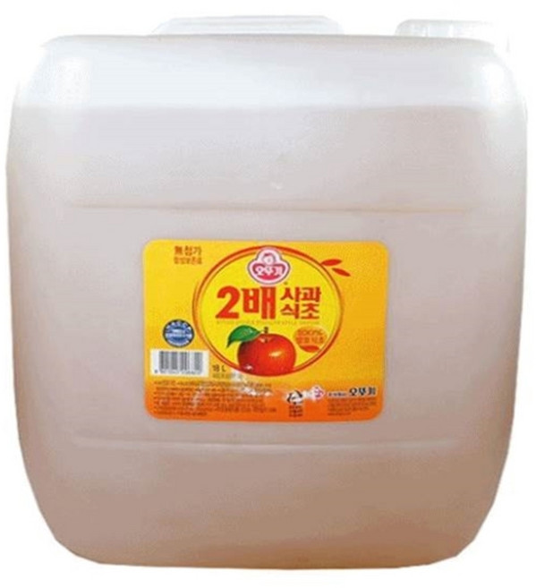 오뚜기 2배 사과 식초, 18L, 1개