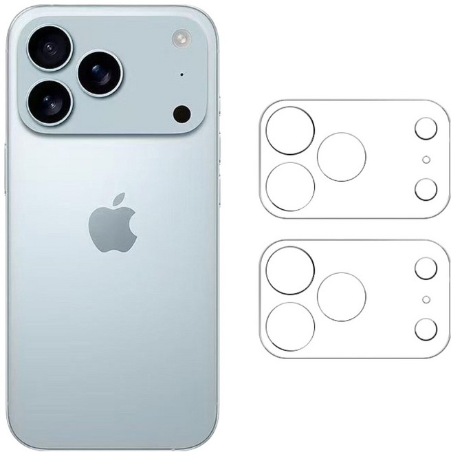 클로버나인 클로버글라스 9H 강화유리 카메라 보호필름 2p 세트, 1세트