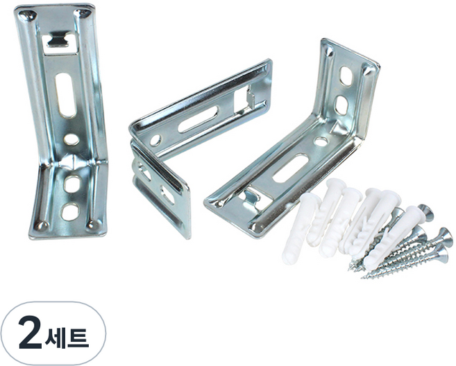 코텍스 커튼꺽쇠 대 3p 세트, 혼합색상, 2세트