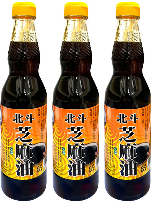 北斗馨油 芝麻油, 300ml, 3瓶