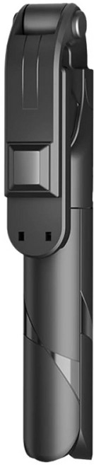 ANTIAN 多功能一體式藍牙自拍棒 三腳架 藍牙遙控 輕巧便攜, 531AT0AC4-BK, 黑色, 1個