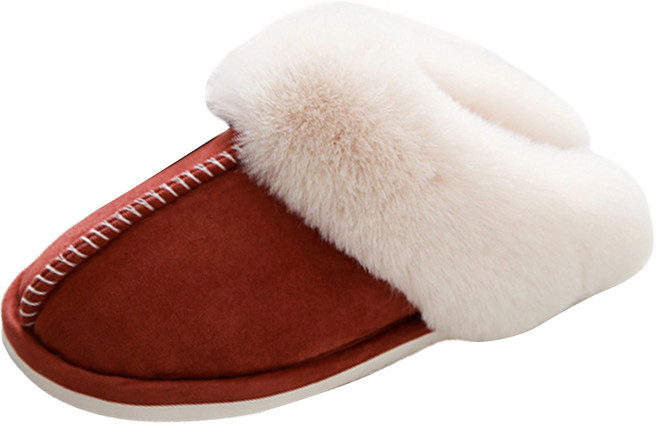 Elsso 情侶UGG穆勒拖鞋, 240~245, 酒紅色