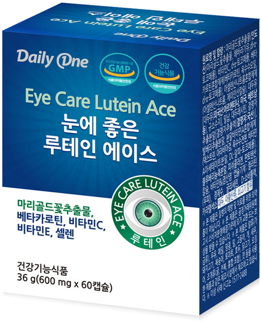 데일리원 눈에 좋은 루테인 에이스, 60정, 1개