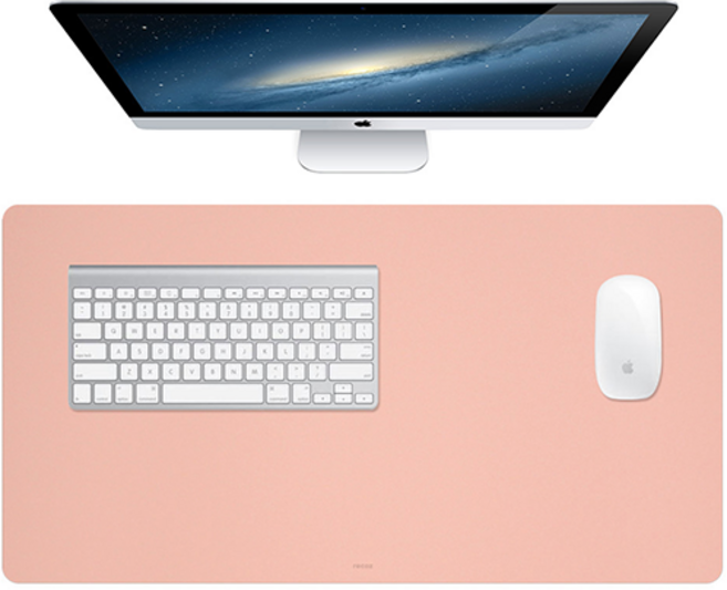 리코즈 국산 와이드 논슬립 프로 데스크매트, 로즈핑크