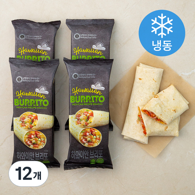 남향또띠아 하와이안 브리또 (냉동), 125g, 4개입, 3개