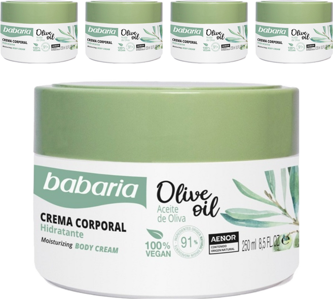 babaria 草本橄欖SOS萬用修護乳霜, 5罐