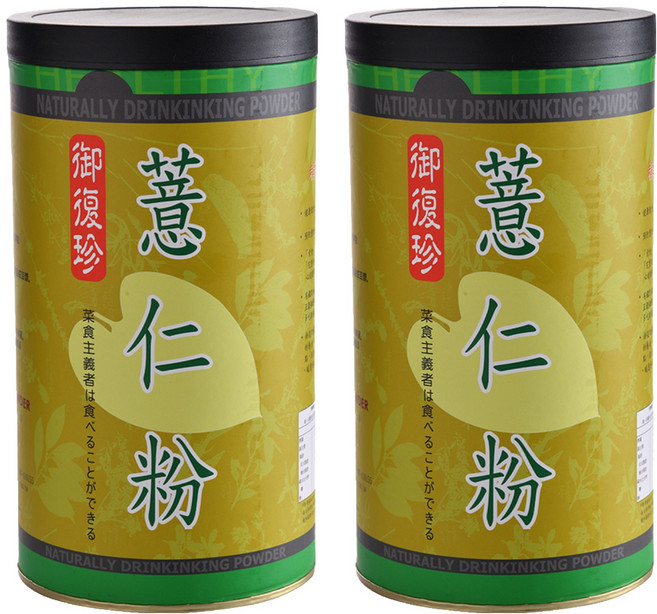 御復珍 薏仁粉 無加糖, 500g, 2罐, 1入