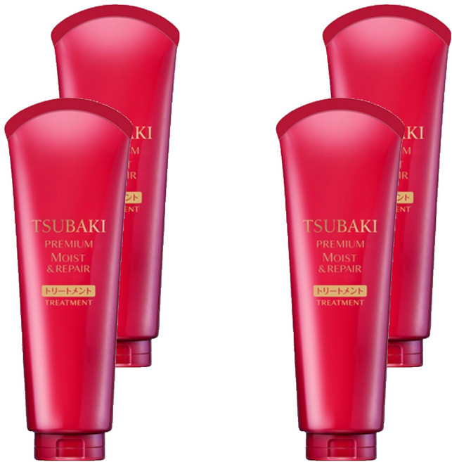 츠바키 프리미엄 모이스트 & 리페어 헤어트리트먼트, 180g, 4개