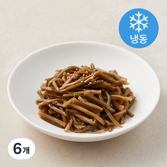 모두의집밥 건고구마순나물 (냉동), 100g, 6개