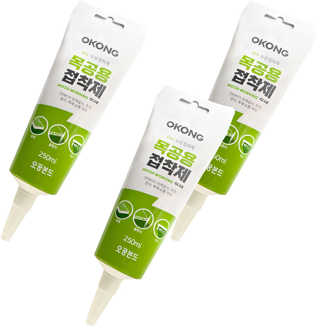 오공 목공용 접착제, 3개